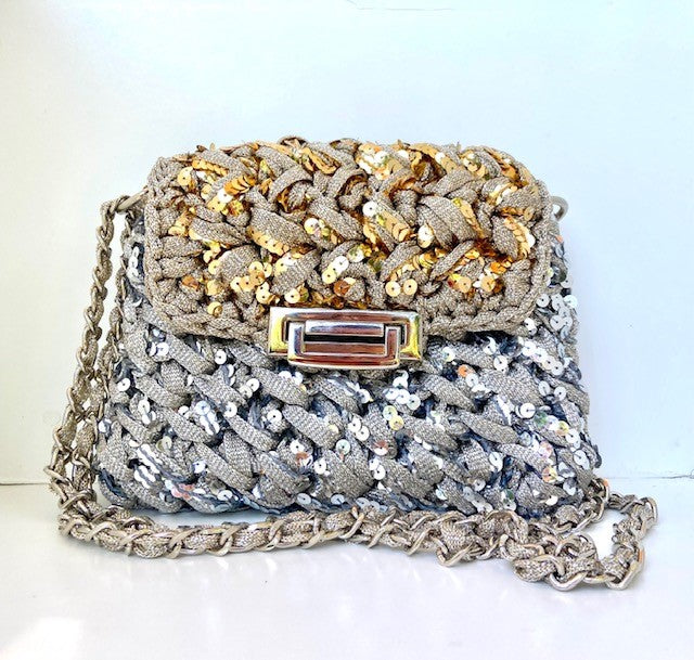 Nano Sparkle bag with Sequins assembly